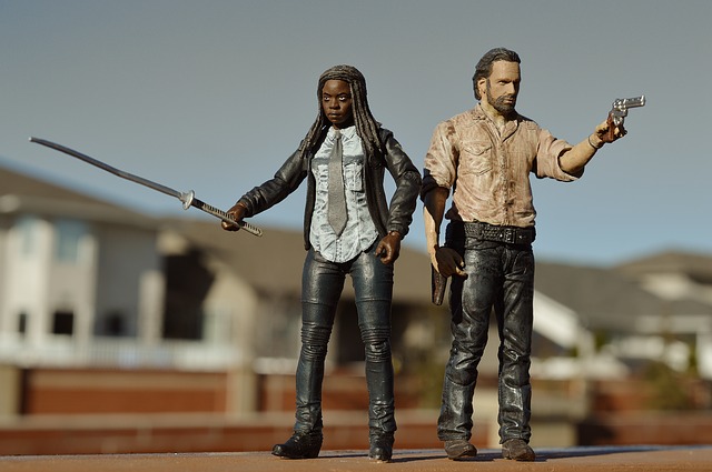 Michonne and Rick Action Figures