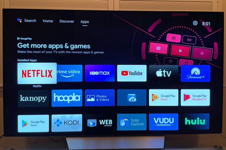 TV with Streaming Apps