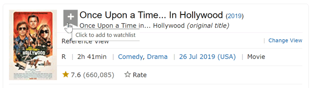 IMDb click to add