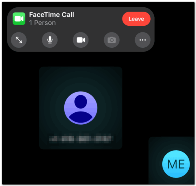 Facetime running in a web browser.