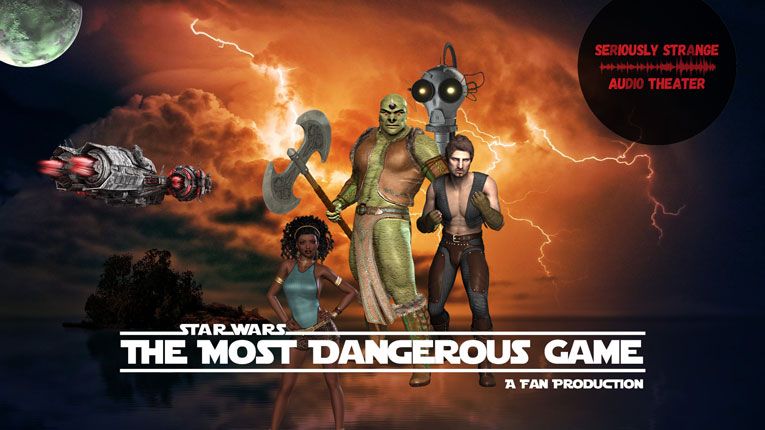 Star Wars style poster with heroes and villains