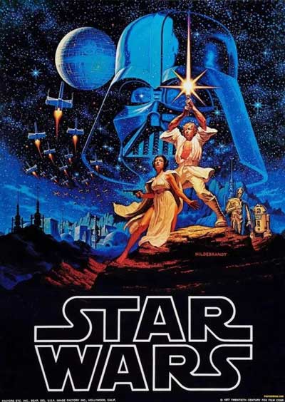 Vintage Star Wars poster