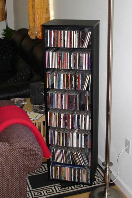 Rotating CD Rack