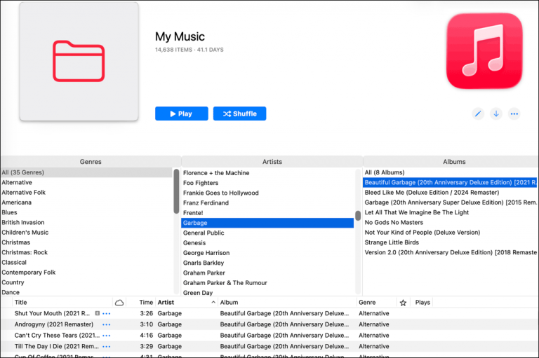 Apple Music on Mac