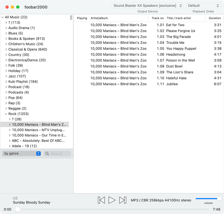 foobar2000 Music Player