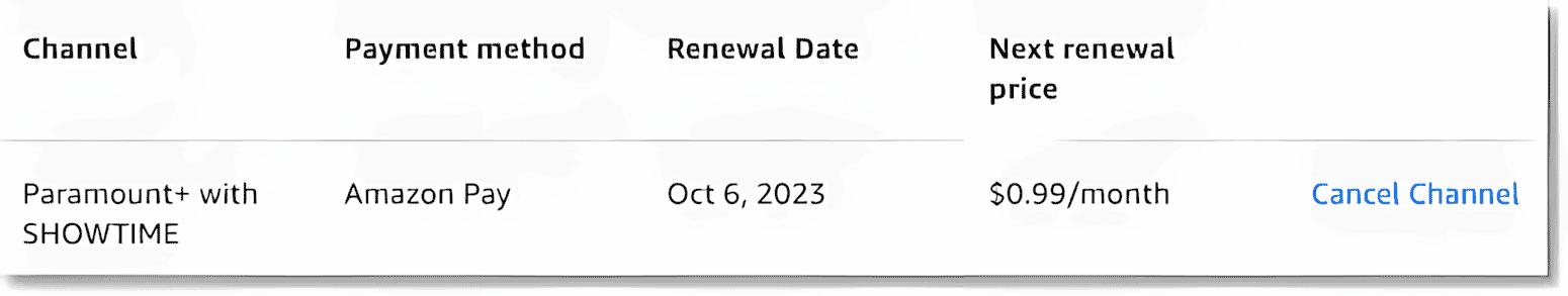 A retention offer during cancel flow on Prime Video